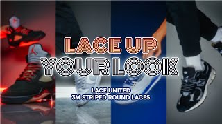 Lace Up Your Look! 3M Striped Lace Swap for ALL Your Kicks! (NB, Dunks, Jordans!)