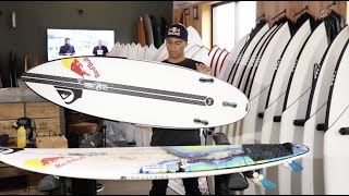 Board Review avec Kauli Vaast qui nous présente son Quiver JS