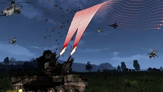 TODAY JULY 6, RUSSIAN KA-52 ALIGATOR DESTROYED NATO'S ANTI-air TANK DEFENSE SYSTEM, ARMA 3