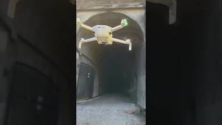 👹SCARY Tunnel Flight with DJI Mini 4 Pro!😱#drone