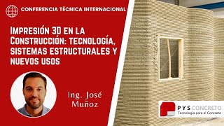 CURSO VIRTUAL INTERNACIONAL: "Innovación en el concreto mediante la construcción 3D"-MSc. José Muñoz