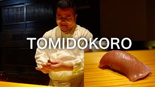 SUSHI RESTAURANT You Should Visit on YOUR TRAVELS to TOKYO!：TOMIDOKORO【Omakase】【tokyo vlog】