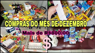 COMPRAS DO MÊS DE DEZEMBRO/ATACADISTA ASSAI/MAIS VALOR/ vlog