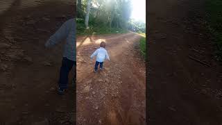 1 YEAR SEES BEST FRIEND AND RUNS AWAY FROM MUM & AUNTIE | Playtime with Jay