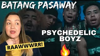 Half Pinay Reacts to PSYCHEDELIC BOYZ - "RAWSTARR 'TIL I DIE (BATANG PASAWAY)" *INSANE?!!*