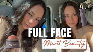 FULL FACE OF MERIT BEAUTY | Minimalistic + Glowy Spring Makeup