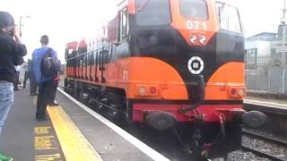 *100th Video* *TRIPOD* IE 071 class passing Sallins and Naas with 2 tone