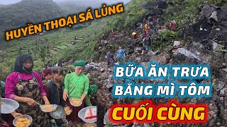 " Huyền Thoại Sá Lủng " Bà con ĂN MÌ TÔM LẦN CUỐI làm hết sức MAI NẤU CƠM TRƯA | Team Chao Vlog