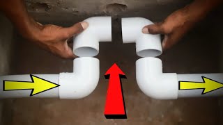 Top Secret Hack: Fixing PVC Elbow in Small Spaces.