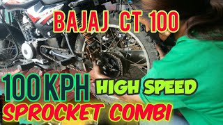 Bajaj CT 100 HIGH SPEED SPROCKET combination