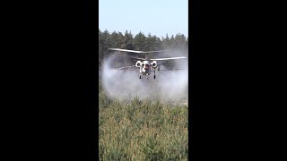 Old Russian Kamov helicopter spraying forest #shorts