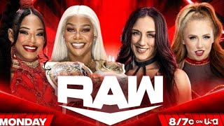 RAW 9/9/24 FULL MATCH - Bianca Belair & Jade Cargill vs Alba Fyre & Isla Dawn