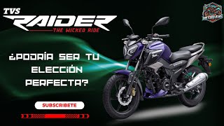 TVS Raider 125 - Potencia, Diseño y Agilidad en una motocicleta