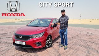 2023 HONDA CITY SPORT REVIEW INTERIORS, EXTERIORS & ROAD TEST GREAT VALUE FOR MONEY SEDAN #@UAEHONDA