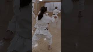 Japanese Karate Girl at the JKA  #karate #martialarts