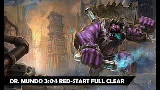 [Season 11.8] Dr. Mundo Jungle Clear Guide | 3:04 Red-Start Full Clear