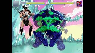 Shao Kahn vs Onslaught. MUGEN