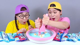 Kem Cuộn Xanh Mukbang DONA