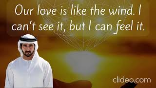 Our Love | Sheikh Hamdan | Fazza ( فزاع )| Crown Prince Of Dubai | Fazza Poems | Fazza poetry