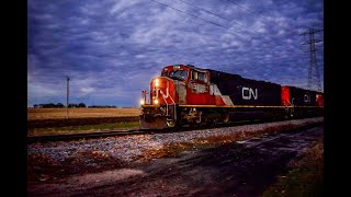 CN 5736 Takes M337 West Near Irene Il