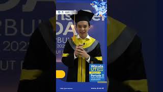 BANGGA! Selebriti Rey Mbayang Sukses Wisuda di UT