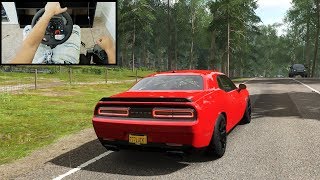 Dodge Challenger SRT Hellcat 1,000HP - Forza Horizon 4 (Steering Wheel + Shifter) Gameplay