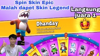 PERTAMA KALI DAPET SKIN LEGENDARY LANGSUNG CHAMPIONS, STUMBLE GUYS ANDROID