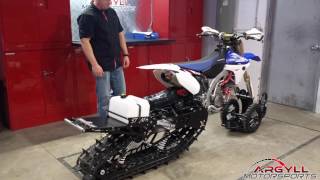 Yamaha YZ450F Equipped With Timbersled Snowbike Kit