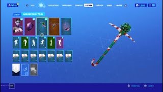 Peppermint pickaxe in fortnite Winterfest gifts