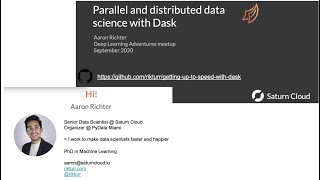 Parallel and Distributed Data Science with Aaron Richter, PhD