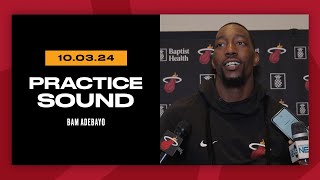 Training Camp Practice Interview: Bam Adebayo | October 3, 2024