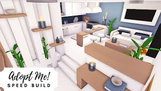 Aesthetic Blue Tiny Home Speed Build 💙 Roblox Adopt Me!