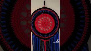 Dream Catcher So Pretty #diy#crochet#creative #artist#dreamcatcher #wallart #shorts#crocheting