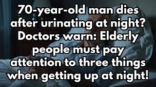 70-Year-Old Man Dies from Nighttime Urination: Critical Advice for the Elderly!