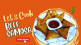 Beef Samosa | Crispy Samosa for Ramadan | Qeema Samosa