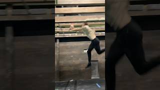 INSANE NINJA WARRIOR FULL SEND🫣… #parkour #viral #shortsviral