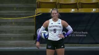 Washington vs Colorado | NCAA Women Volleyball 09/08/2024