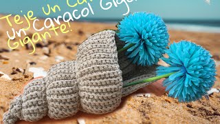 Canasta en Forma de Caracol Gigante 🐌 🧺 🧶 😍