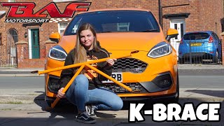 HOW TO IMPROVE YOUR CARS HANDLING | MK8 Fiesta ST BAF Motorsport K-Brace Install