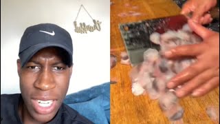 Man Eats Fish Scale!!🤢