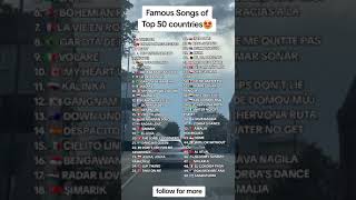 Famous songs by country #famous #songs #top #countries #each