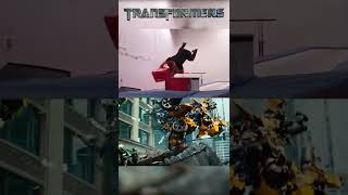 Transformers Stunts In Real Life! 🔥 #shorts