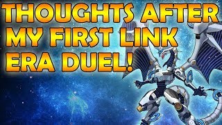 YUGIOH! Thoughts After My First Link Era Duel!