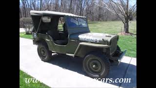 1944 Willys MB Jeep SOLD! www.petersmotorcars.com