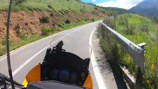 Cuesta Lo Prado en moto (KLR 650). Región Metropolitana, Chile. 16 Sept 2023