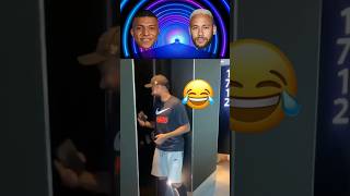 Mbappe funny moment with Neymar😂😂 #neymarjr #mbappe #funny #fifa