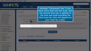 WHMCS: How to Specify Tax Rules