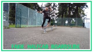 Today I learned fakie halfcab boardslide