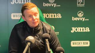 Barry Robson post-match Q&A after Hibs 2, Aberdeen 0