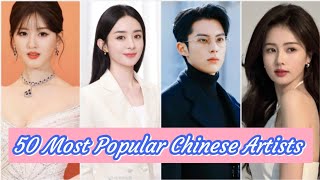 50 Most Popular Chinese Artists